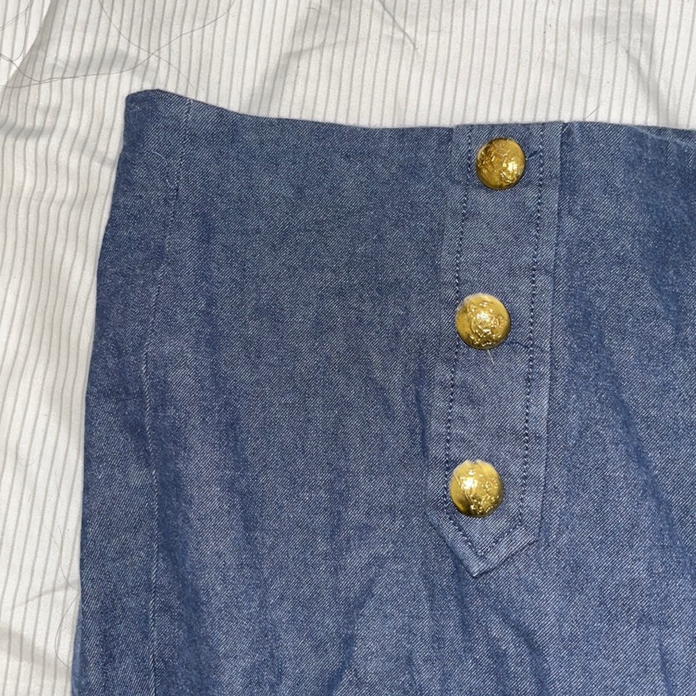 Banana Republic Skinny Sloan Sailor Pants - size 12 - navy